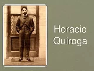horacio quiroga