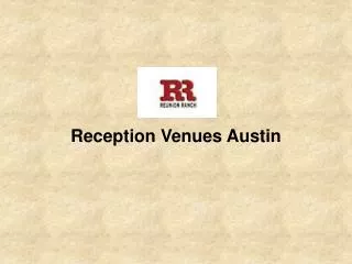 Reception Venues Austin
