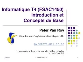 informatique t4 fsac1450 introduction et concepts de base