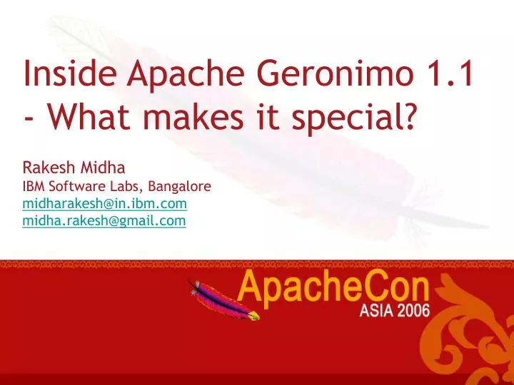 inside apache geronimo 1 1 what makes it special