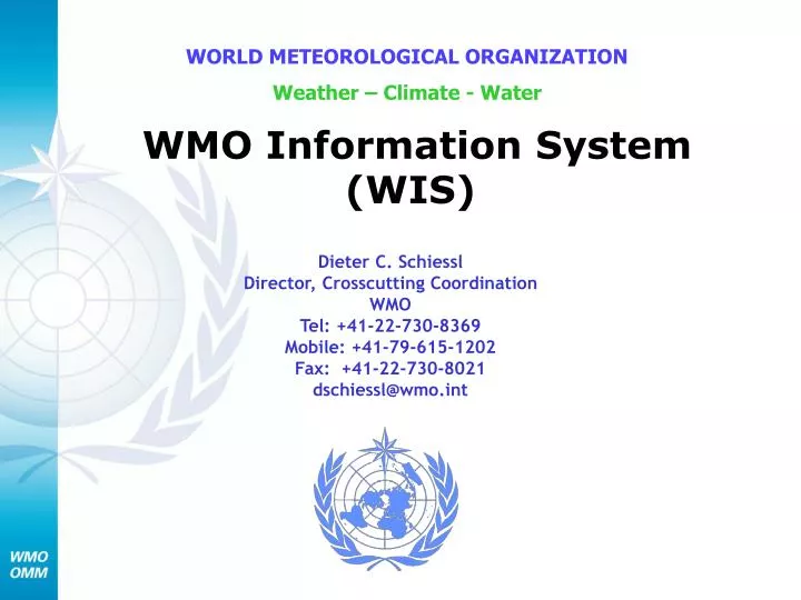 wmo information system wis
