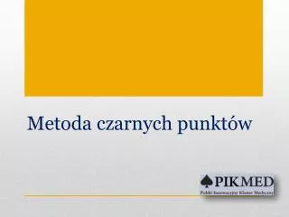 metoda czarnych punkt w