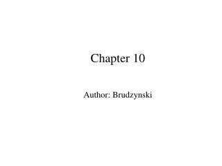 Chapter 10