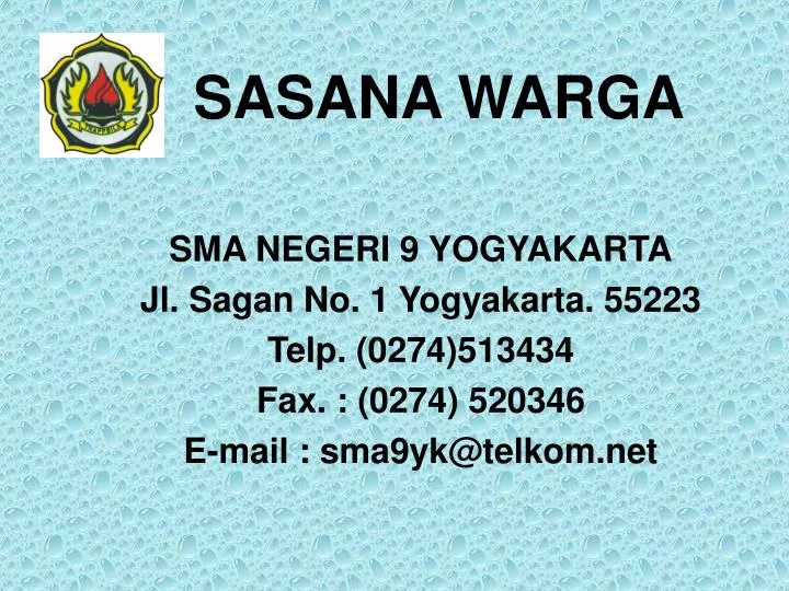 sasana warga