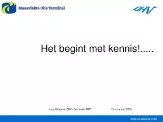 het begint met kennis