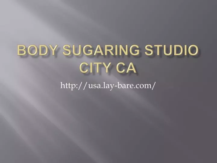 body sugaring studio city ca