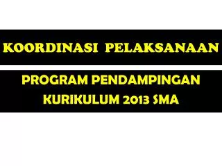 koordinasi pelaksanaan