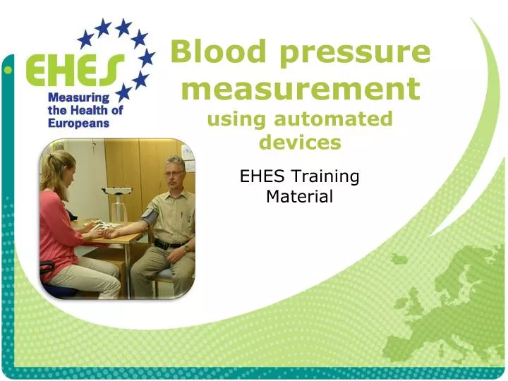 blood pressure measurement using automated devices