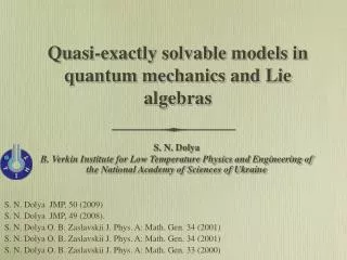 Quasi-exactly solvable models in quantum mechanics and Lie algebras