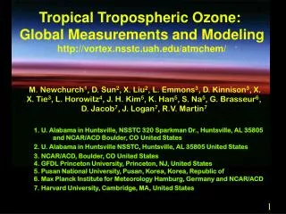 Tropical Tropospheric Ozone: Global Measurements and Modeling