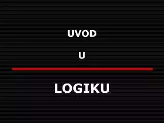 uvod u logiku