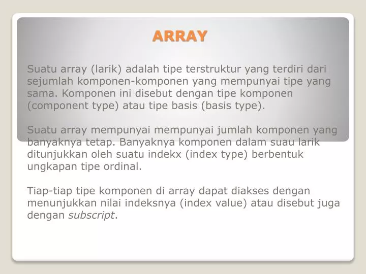 array