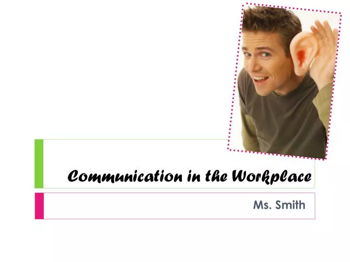 communication in the workplace