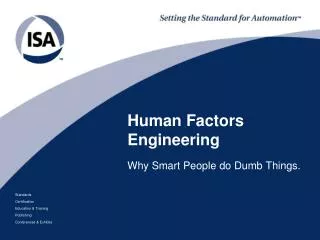 Human Factors Engineering