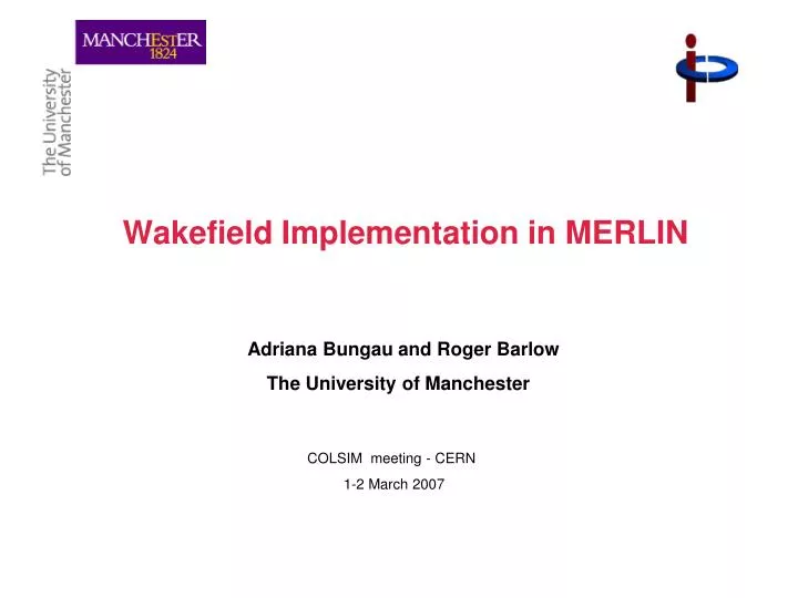 wakefield implementation in merlin