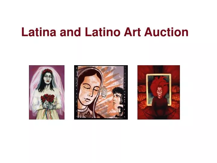 latina and latino art auction