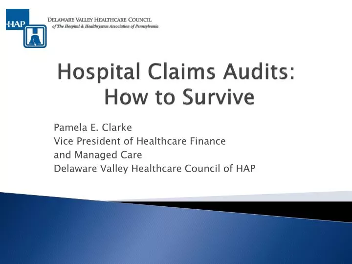 hospital claims audits how to survive
