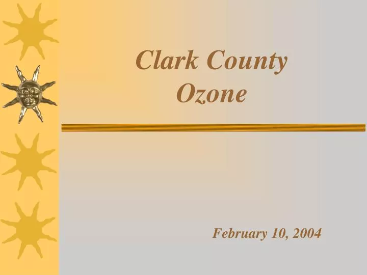 clark county ozone february 10 2004