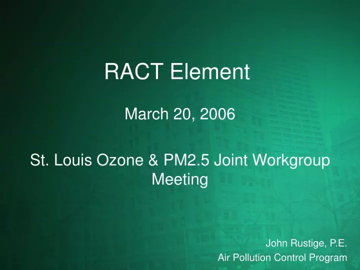 ract element