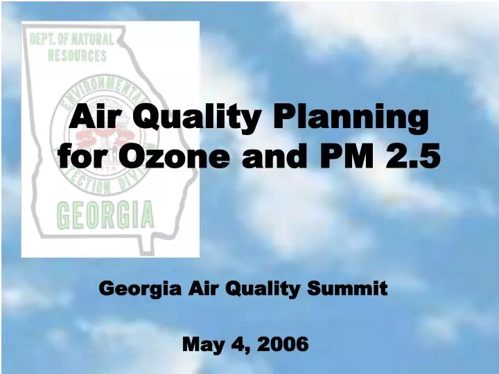 air quality planning for ozone and pm 2 5