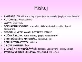 riskuj