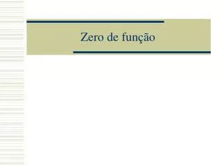 zero de fun o