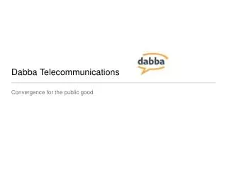 Dabba Telecommunications