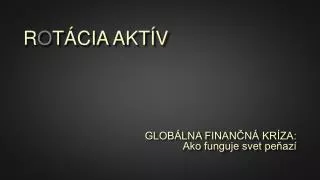 r o t cia akt v