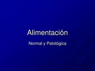 alimentaci n