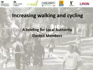 Increasing walking and cycling