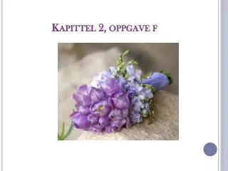 kapittel 2 oppgave f