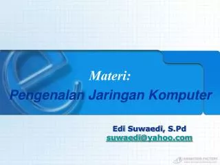 materi pengenalan jaringan komputer
