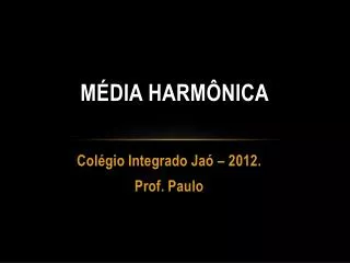 m dia harm nica