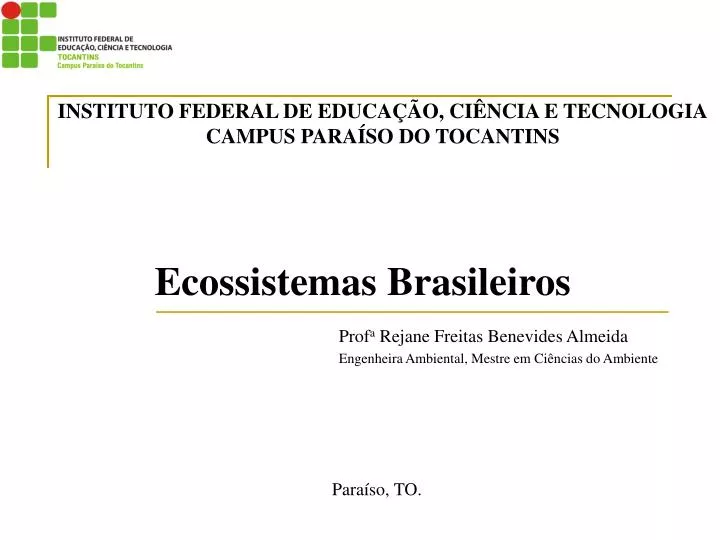 Conjunto de ecossistemas caracterizados por tipos fisionômicos vegetais  comuns. - PDF Free Download