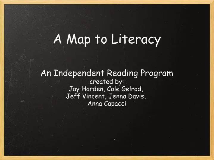 a map to literacy