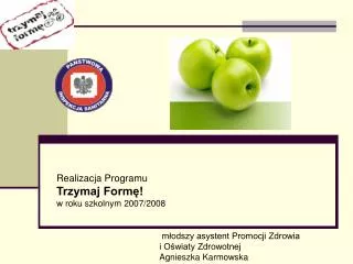 realizacja programu trzymaj form w roku szkolnym 2007 2008