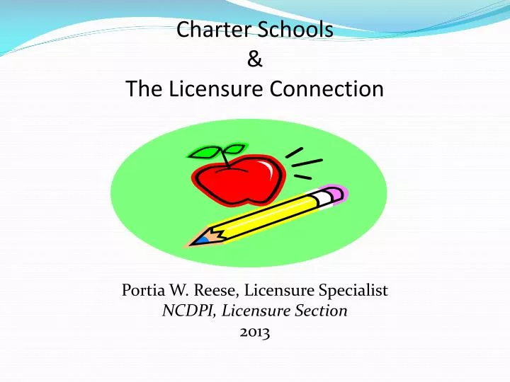 charter schools the licensure connection