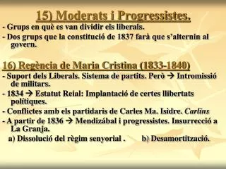 15 moderats i progressistes