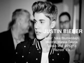 justin bieber