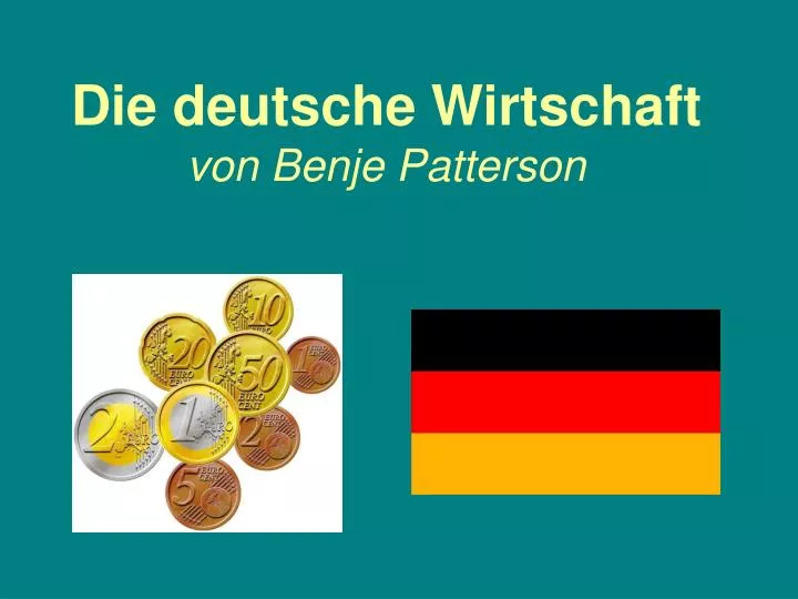 die deutsche wirtschaft von benje patterson