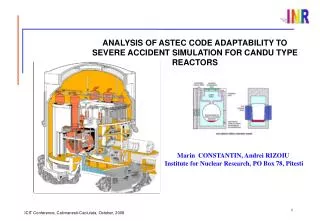 ANALYSIS OF ASTEC CODE ADAPTABILITY TO SEVERE ACCIDENT SIMULATION FOR CANDU TYPE REACTORS