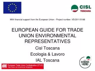 Cisl Toscana Ecologia &amp; Lavoro IAL Toscana