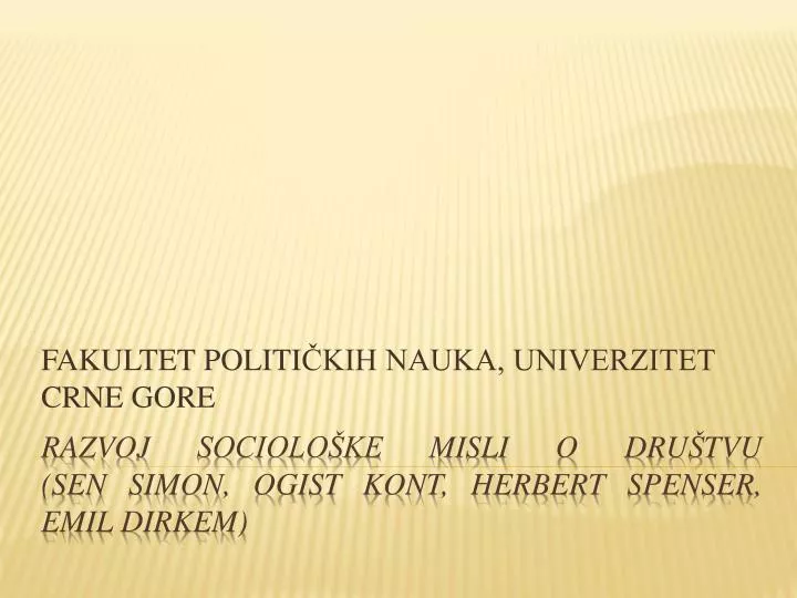 fakultet politi kih nauka univerzitet crne gore