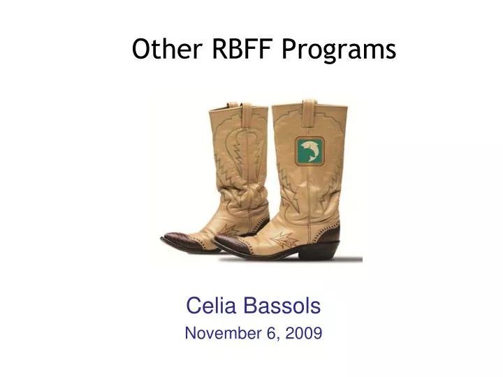 other rbff programs