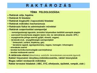 r a k t r o z s