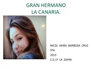 gran hermano la canaria