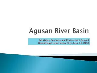 Agusan River Basin