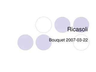 ricasoli