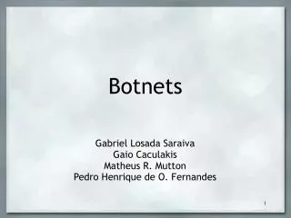 botnets