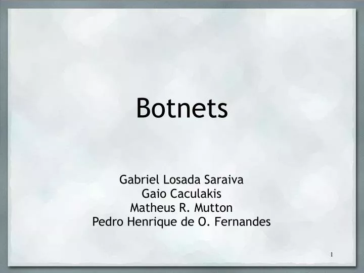 botnets